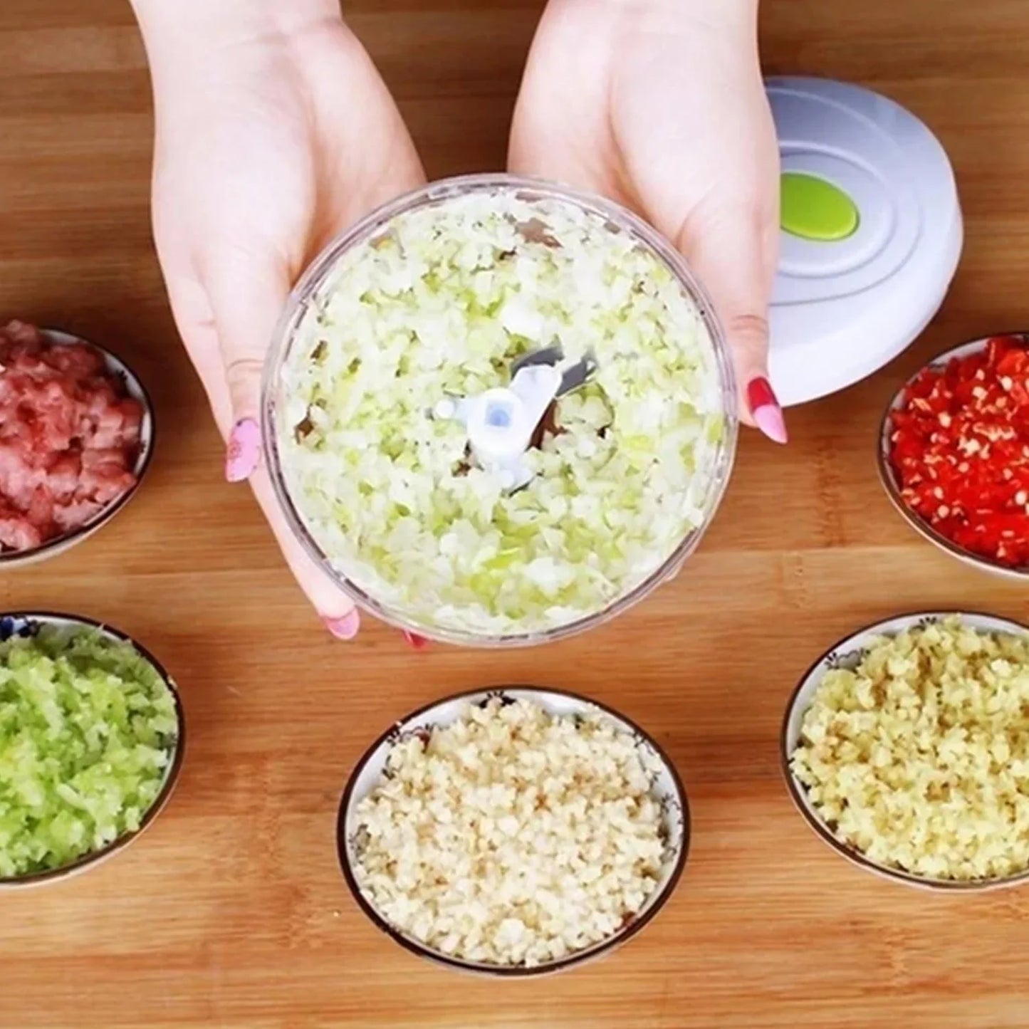 450 Ml Quick Chopper - Effortless Food Preparation | Evergreen Mart