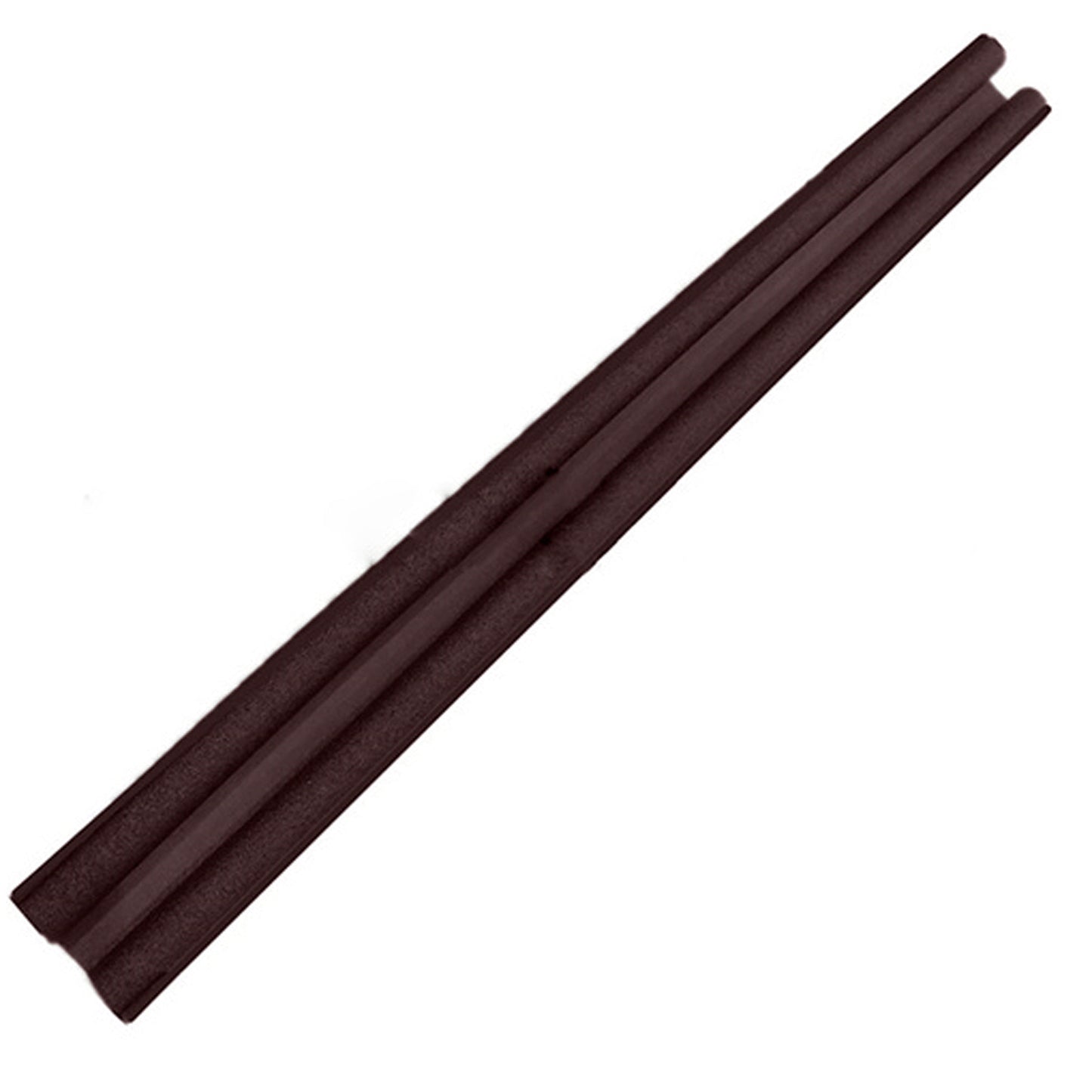 Pack of 4 Brown Door Seal Twin Draught Draft Guards - Energy Saver, 98 cm (39 inches) | Evergreen Mart