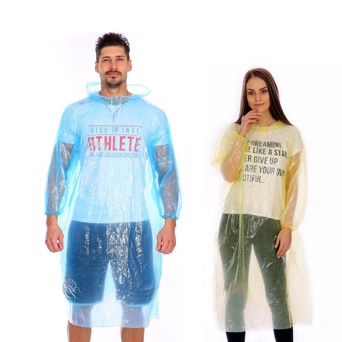 Disposable Pocket Size Easy to Carry Raincoat Pack of 5 Rain Cards - Stay Dry on the Go | Evergreen Mart