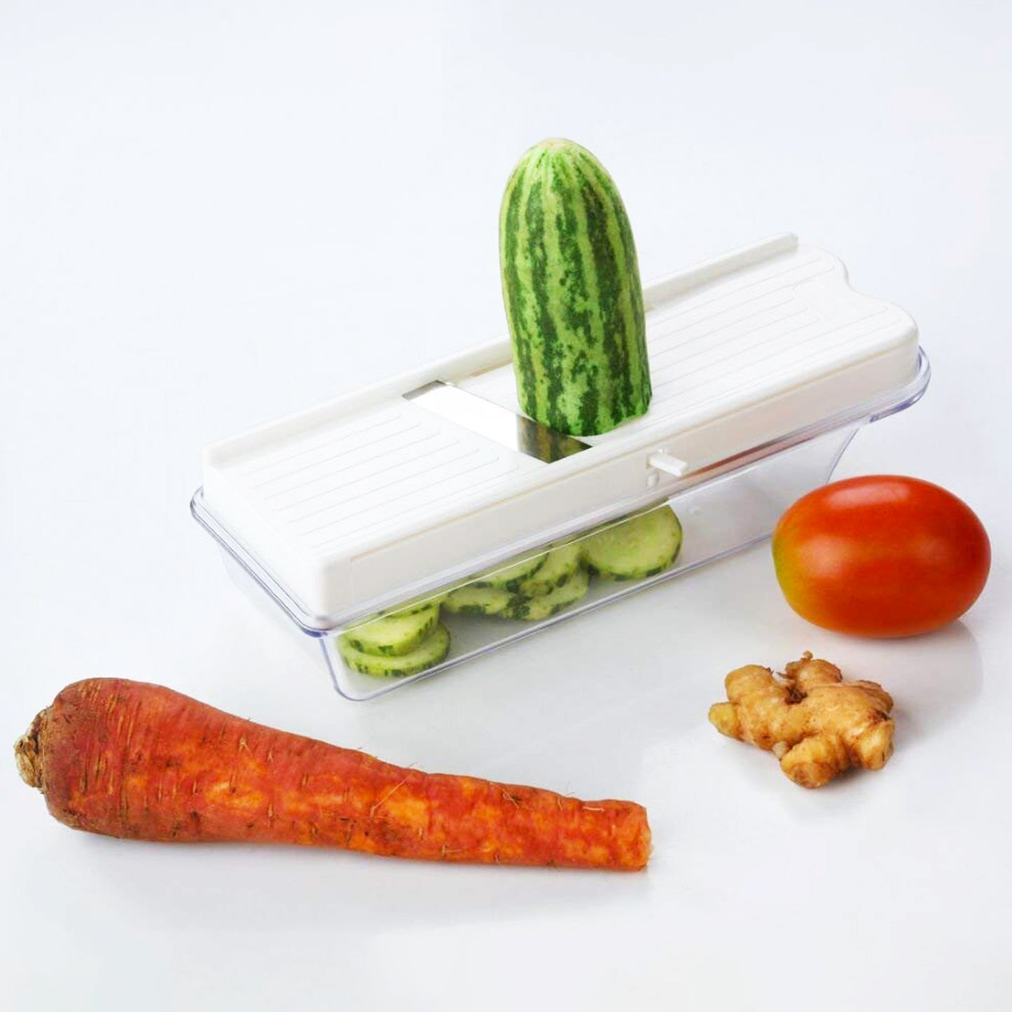 Stainless Steel Vegetable and Dry Fruit Slicer/Cutter - Precision Kitchen Tool | Evergreen Mart